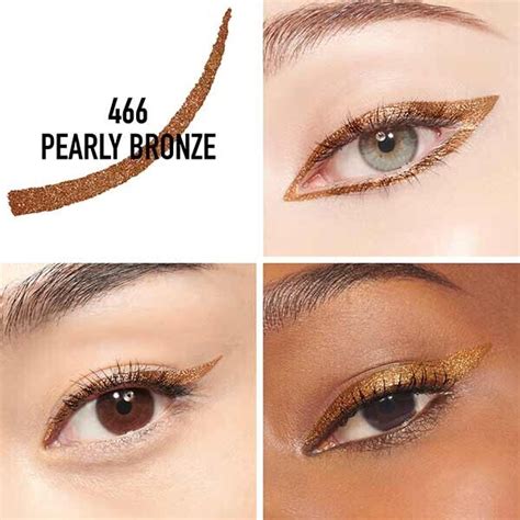 dior pearly bronze eyeliner|Dior waterproof eyeliner.